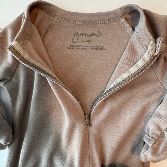 Goumi Baby Footie 0-3 Months | Bamboo & Organic Cotton - Picture 6 of 7